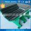 Material loading point, replace impact roller, heavy duty composit conveyor impact buffer bed