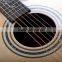 L-890S 41' high quiality solid spruce top rosewood body rosewood fish bone binding inlay rattan acoustic guitar