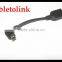 USB 2.0 Female to Micro-USB Right Angle Fast Charging & Data Transfer Cable (1 Pack) for Samsung Galaxy S7
