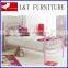 hot sale pink color kids metal bed