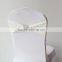 banquet elastic Chair band sash with removable mesh rhinestone buckle