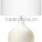 Modern design wholesale contemporary bedside table lamps decoration hot sale with fabric shade