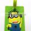 Wholesale Animation Soft Rubber Luggage Tags Travel Shaped Cute PVC Bag Tags