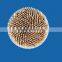 400pcs soft can curved wooden dental toothpicks