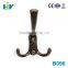 Top Selling Products Antique Bronze Double Cloth Hooks