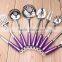PP Plastic Handle 201 Stainless Steel Cooking Utensil Set