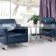 Comfortable Sectional sofa fabric sofa green color for office G-336