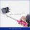 Cheap light portable selfie stick monopod with cable mini wholesale pocket selfie stick