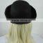 Black bowler hat setting cap party or usually can wear