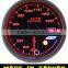 60mm white&amber LED water temp gauge with angel ring / smoke lens with warning and peak recall