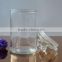 Wholesale storage glass jar with glass cover different sizes large capacity
