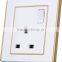 CE Certificated White PC Electric Switch and Socket One Gang on off Switch 250V 13A