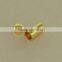Metal cord end for garments metal cord stopper plating cord stopper