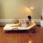 white guest room metal folding bed