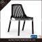 Red Black High Quality pp Stackable Plastic Chair