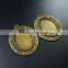 30*25mm Setting Size Brass Bronze Filigree Simple Oval Bezel Tray DIY Pendant Charm Supplies 1421080