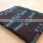 2016 most comfortable thick grey cotton hospital tartan blanket