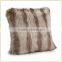 New Product Silver Fox 18" Square Faux Fur Pillows