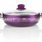 purple out coating aluminum non-stick sauce pot