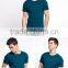 Youth round collar contracted loose cotton pure color half sleeve shirt