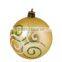 Golden christmas ornament ball for Christmas tree