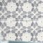 polished flower marble water-jet mosaic tiles