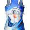 Wholesale Tank Top Frozen moive 3D print ladies tank top