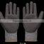 HPPE cut resistant gloves/ high protection against cut PU palm coated safety gloves/ anti-cut hand gloves/work gloves