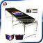 8-Foot Portable Beer Pong / Tailgate Tables (Black, Football or American Flag)