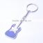 Wholesale colorful metal guitar key chains and guitar key rings/Promotional metal guitar bottle opener