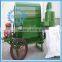 Small mobile gasoline engine driven paddy rice thresher