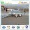 9x5 galvanized tipper folding cage box trailer with tandem axle
