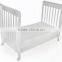 EN716 Certified multifunctional solid wooden baby cot bed