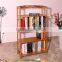 Wooden bamboo book shelf