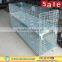 Collapsible foldable galvanized wire basket
