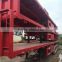 China 40ft container truck semi trailer, 3 axle flatbed semi-trailer for sale