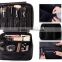 wholesale canvas cosmetic bag custom with removable compartment makeup for lips