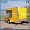 New model can be customized logo Mobile Ice Cream Food trailers,modern mobile food cart/CE