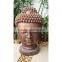 Fiberglass buddha head buddha statue for decor