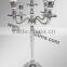 Wedding candelabra/Antique aluminium candelabra with silver finish