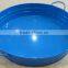 Round Galvanized Zinc Metal Serving Tray/ Party Tray