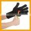 High Temperature Resistance Gloves, Machine Washable Silicone BBQ Grill Gloves, Black Flexible Safe Oven Glove