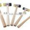 rubber mallet hammer with tublar shaft two way mallet with wooden steel fiberglass plastic-coating handle