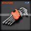 9 Pcs Short Torx Key Wrench