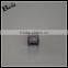  china lowest price logo screen printing rectangle gray glass perfume bottle 50ml with special cap