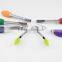 Mini Silicone & Stainless Steel Tongs (Assorted Colors)