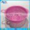 eco-friendly material solid color draining fruit bowl
