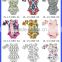 New Patterns Leotard Rompers With Snaps Infant Toddlers Clothing Baby Girl Pom Pom Romper Wholesale Kids Romper