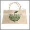 Christmas fashion tote bag made by jute fabric recycling