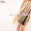 Black Halterneck Fluorescent Tassel Bodycon Dress